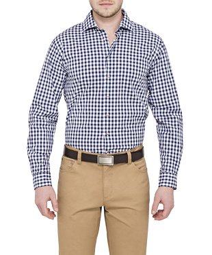 EURO TAILORED FIT SHIRT COTTON CHECK - Apparel 2 U