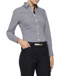 WOMEN'S CLASSIC FIT SHIRT COTTON POLYESTER