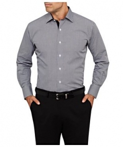 MENS EURO TAILORED FIT CHECK SHIRT